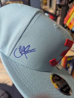 New Era Chance The Rapper  Snapback Light Blue/ red Colorway signed/autograph