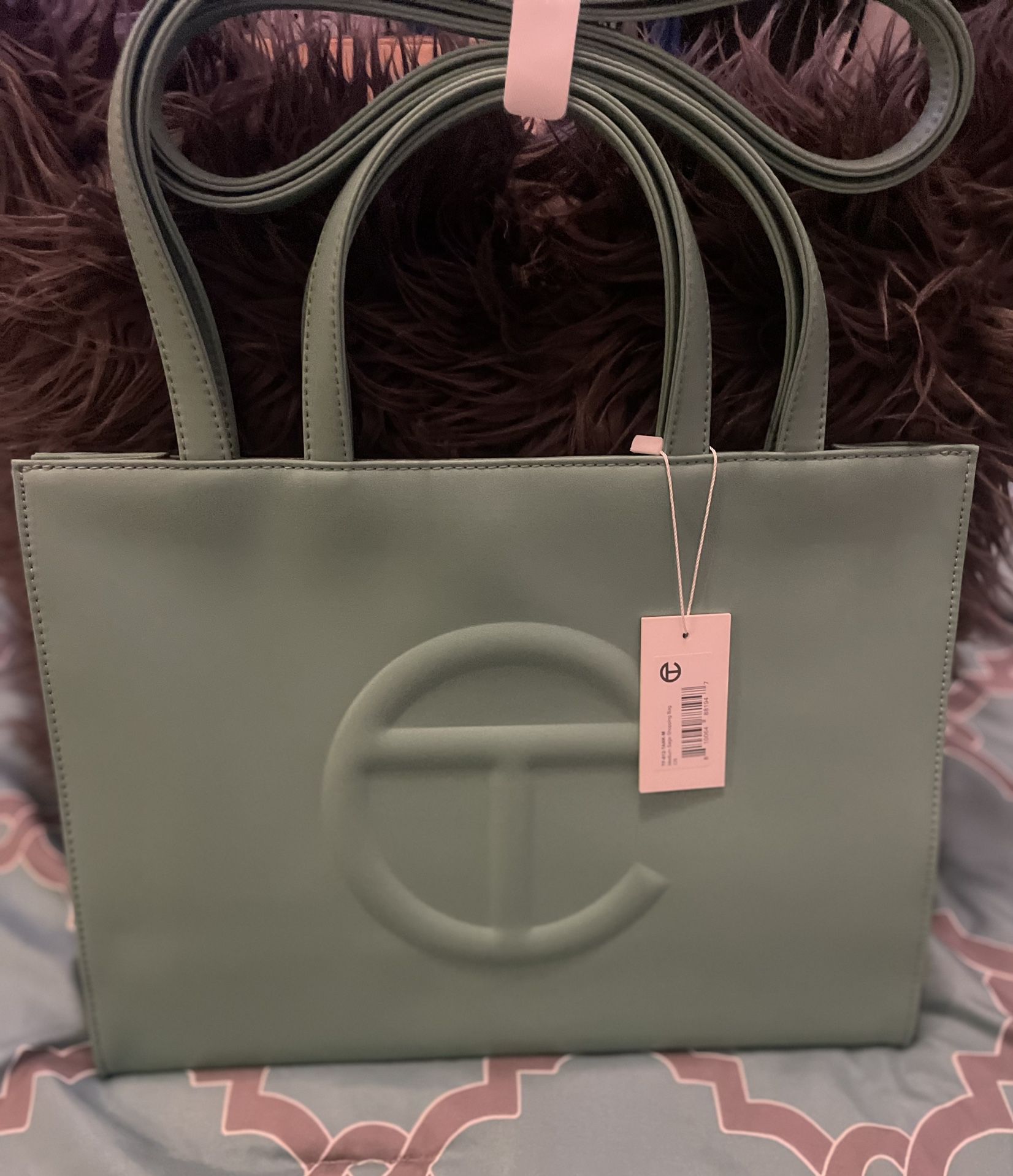 Telfar Medium Sage Shopping Bag