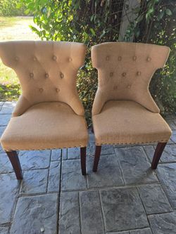 Ornate Wingback Chairs