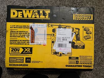 1-1/8” sds plus rotary hammer drill DEWALT