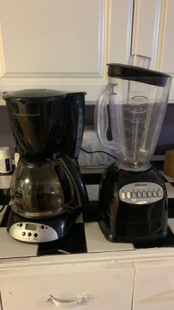 Coffee maker and blender