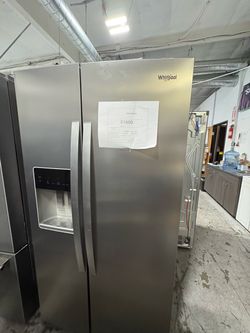 Whirlpool Side-by-Side Stainless Steel Refrigerator