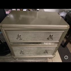 Silver 2 Draw Dresser