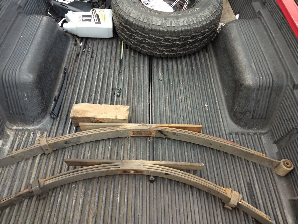 Leaf springs from Chevy S10 4x4 Zr2