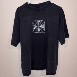 West Coast Choppers T Shirt - Barbed Wire Logo LARGE - NEW Fast & Furious