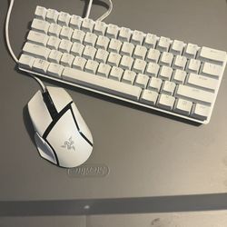 •	Razer Huntsman Mini + Basilisk Mouse (White) – $80 Bundle