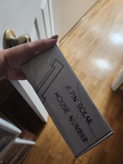 Números de decoración solares