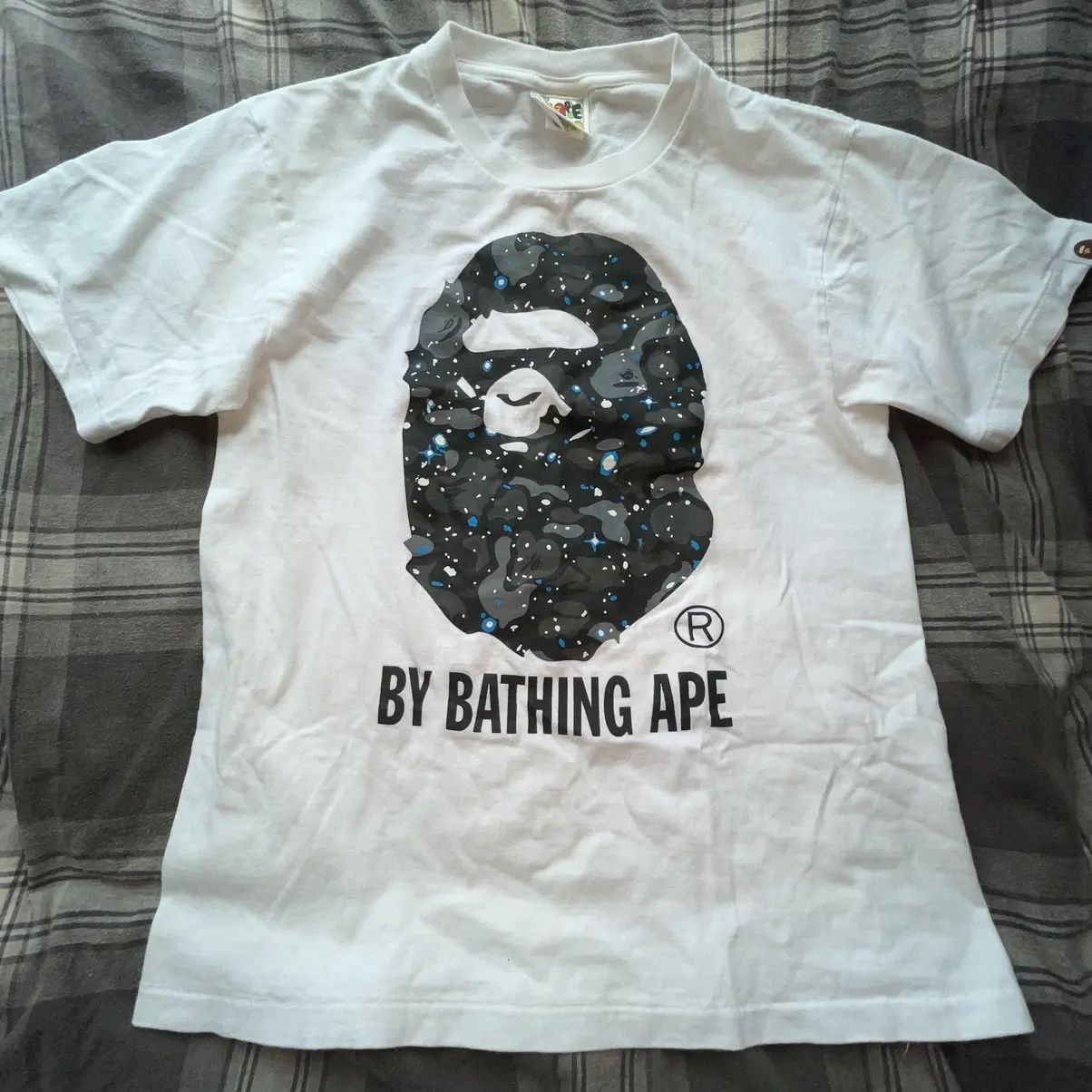 BAPE TEE ( SPACE CAMO) *RARE*