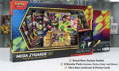 Pokemon TCG Mega Zygarde ex Premium Collection Box Sealed New