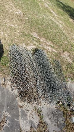 Chain link fencing