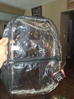 Clear back packs