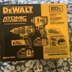 Dewalt Atmoic 20 Volt  Drill  Combo Kit 