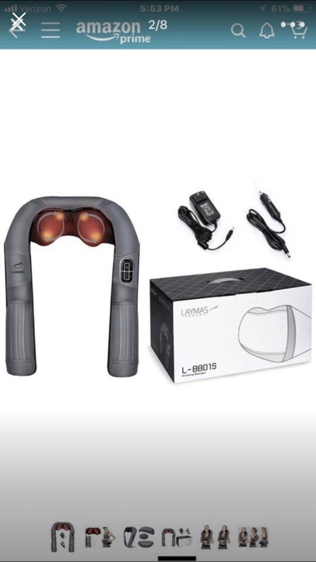 Layman’s L-880JS massager/ With heat multi directional kneading