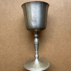 Vintage Pewter Goblet 