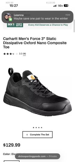 Carhartt Steel Toed Shoes