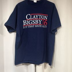 Chappelle Show Character Clayton Bigsby Tshirt Let That Hate Out 2016