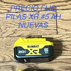 $ 60 CADA UNA PILAS XR # 5 AH NUEVAS 