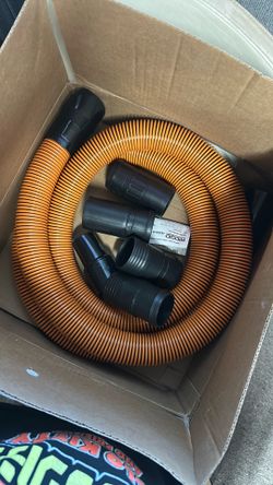 RIDGID 1-7/8 in. x 10 ft. LA2570 Locking Professional Vacuum Hose Shop Vacuum Attachment Kit for RIDGID Wet Dry Vacs