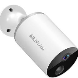 Security Cameras Wireless Outdoor - 1080p HD Night Vision WiFi Wireless Cameras for Home Security, Waterproof Surveillance Camera with Motion Detectio