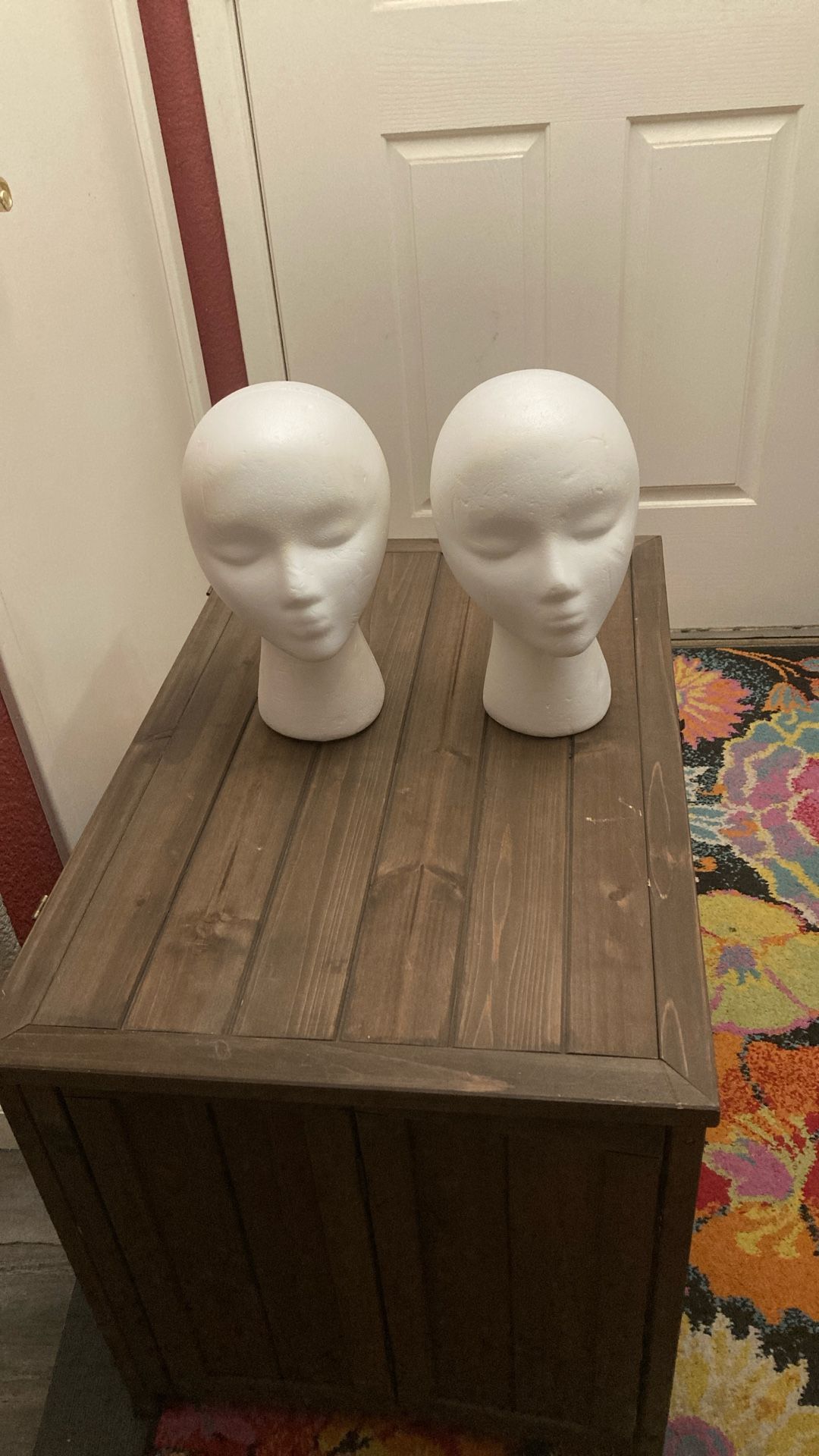 Styrofoam Wig Heads