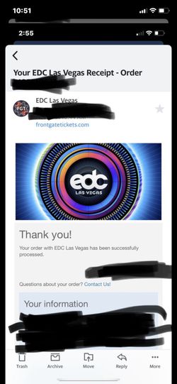 EDC (3day ticket)
