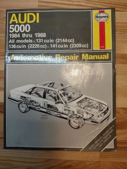 Haynes Repair Manual Audi 5000 1(contact info removed)