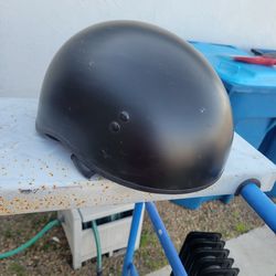 GMAX HH-45 Motorcycle Half Helmet – Matte Black DOT
