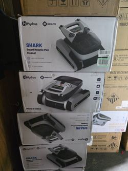 Shark wall climbing swimming pool vacuums