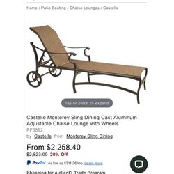 2 New Castelle Monterey Lounges