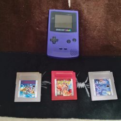 Gameboy Color with games 