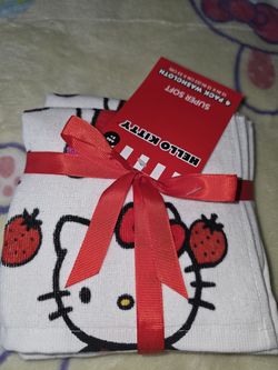 Hello Kitty hand towels 2pk