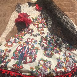 Catrina Costume Size Median