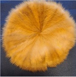 Vintage Women's Mink Beret Hat Small-Size Classic Style Elegant Accessory