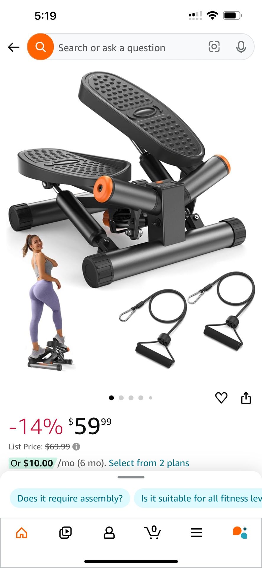 Stepper for Exercise at Home