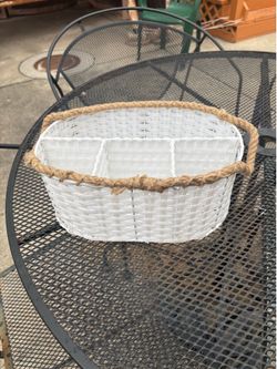 Wicker Organizer Basket