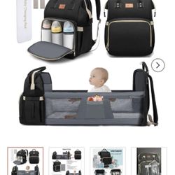 Diaper Bag Backpack with Changing Station