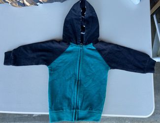 24M Blue Zip Up Hoodie