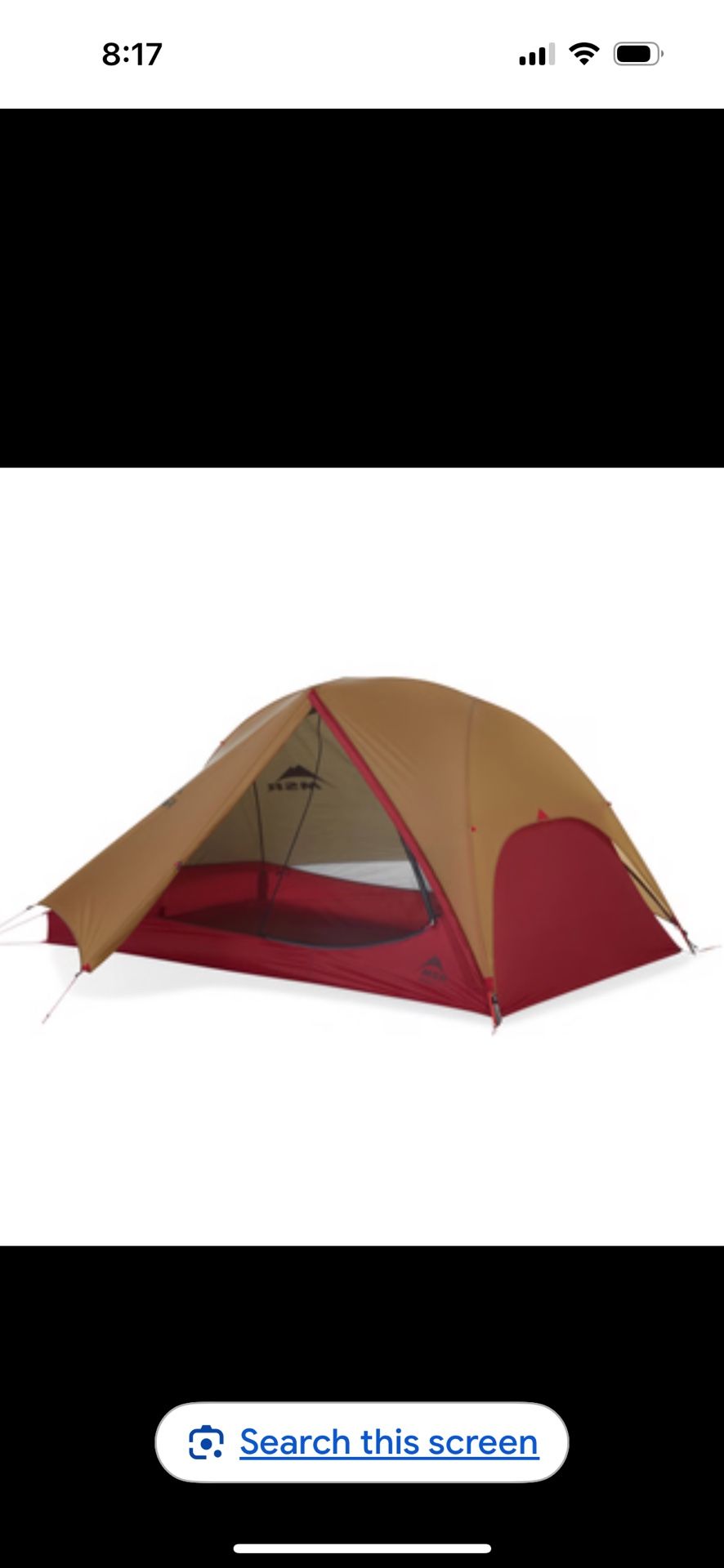 MSR FREELITE  2 person
