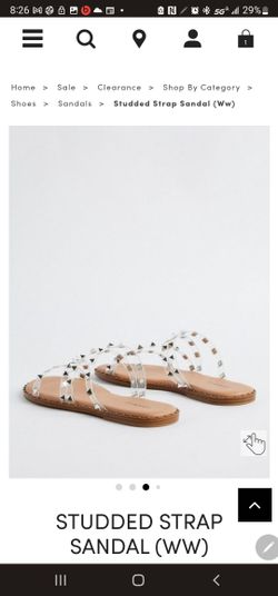 Brand New Torrid Studded Sandals 10WW