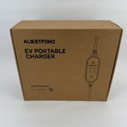 New ALIESTFDNO Ev Portable Charger Nema 14-50 240V Outlet