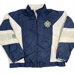 Vintage Nutmeg Milwaukee Brewers Windbreaker Jacket Size XL