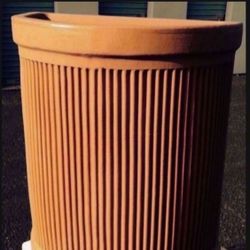 Euro3Plast Italy Tall wall pot mod 2089R H22xW19xD11 inch Lbs 13