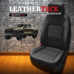 Chevy Colorado 2022-2025 Crew Cab LT/WT Katzkin Leather seats kit  Black warp perf combo lapis contrast all stitch - $1,595