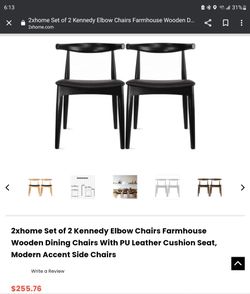 Kennedy Elbow Chairs Farmhouse 