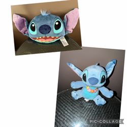 LOT OF 2 DISNEY STITCH PLUSH TOYS FROM LILO & STITCH