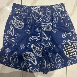 Eric Emanuel Shorts Royal paisley