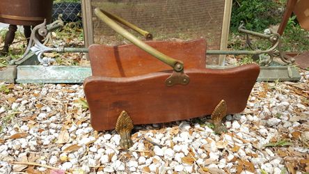 Antique log holder