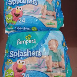 Pampers Splashers Size 3-4