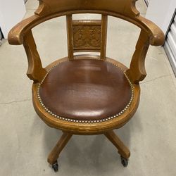 Antique Ford Johnson Chicago Desk Chair