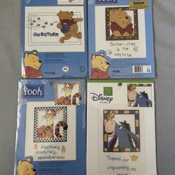 Leisure Arts Winnie the Pooh Cross Stitch Kit
